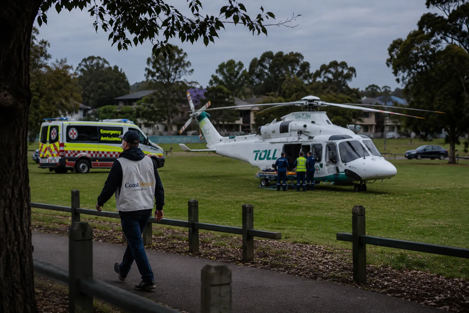 Child taken to hospital after scalding burns at Umina