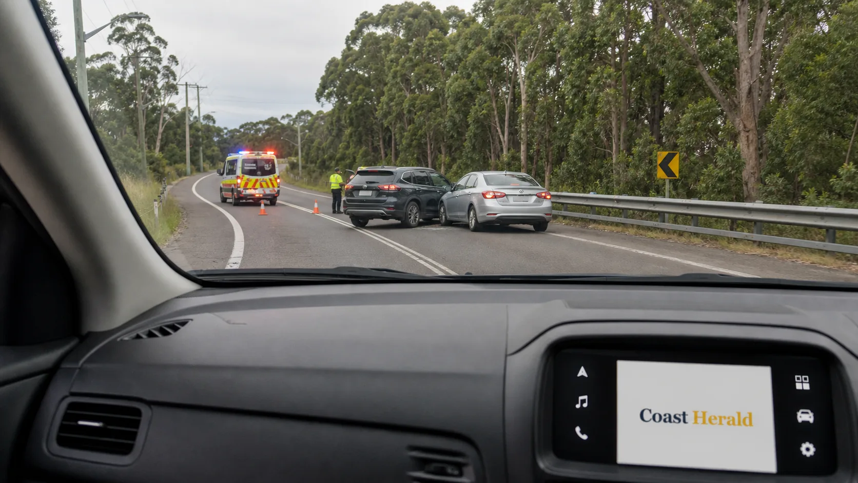 Ruttleys Road reopens after two-vehicle crash at Mannering Park