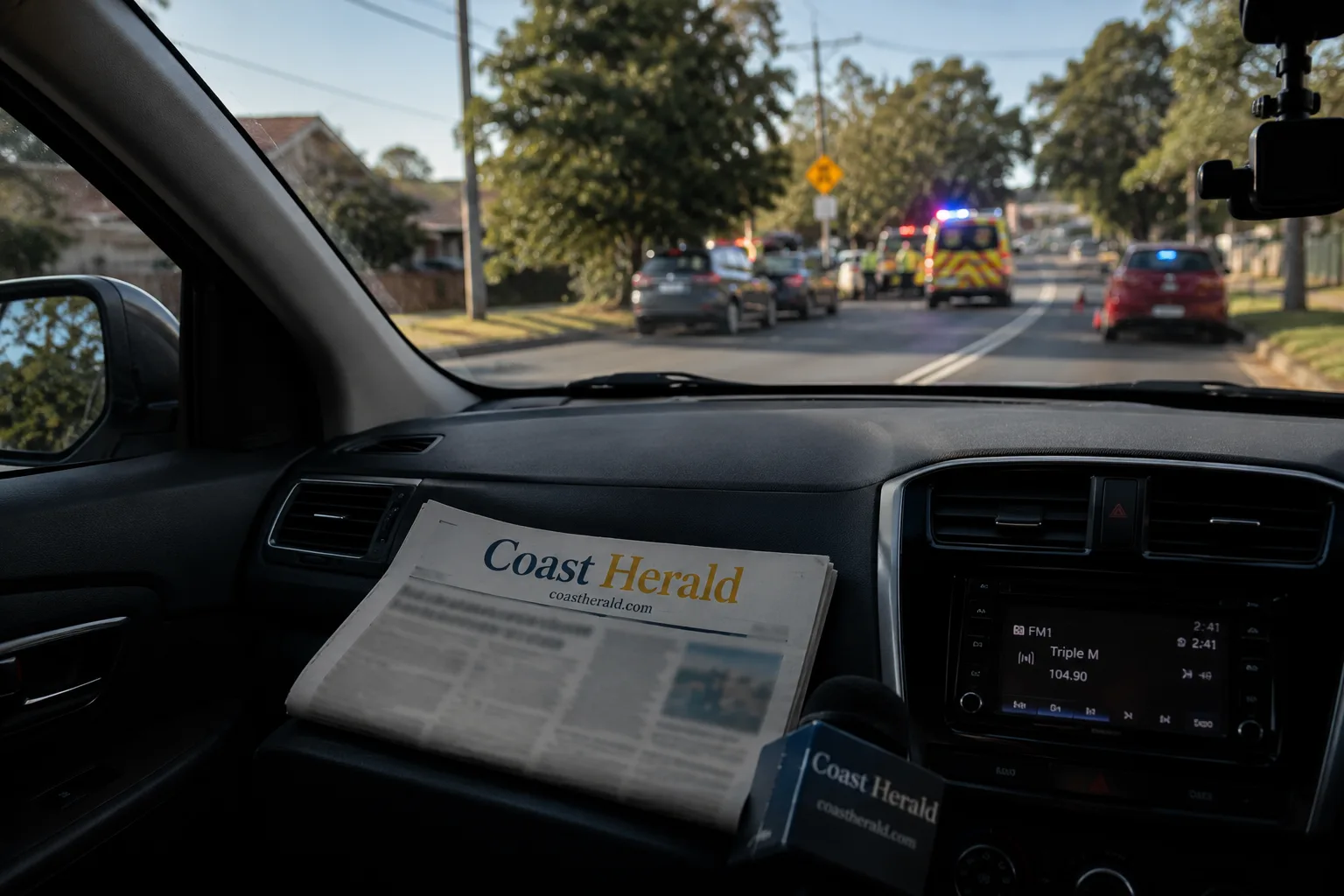 Rider taken to hospital after East Gosford crash