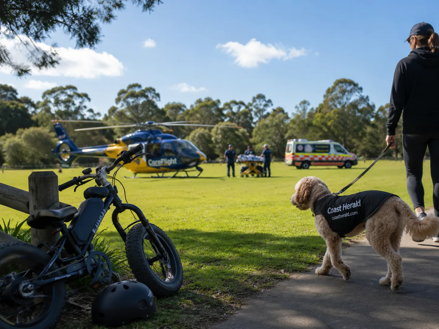 12-year-old girl flown to hospital after Kariong e-bike collision